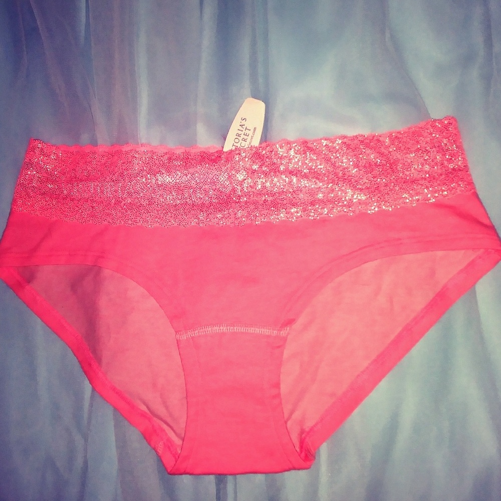 Victoria's Secret Low rise hip hugger Small Peach